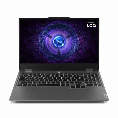 Lenovo LOQ 15IAX9 Intel® Core™ i5 i5-12450HX Ordinateur portable 39,6 cm (15.6") Full HD 24 Go DDR5-SDRAM 512 Go SSD NVIDIA GeForce RTX 4050 Wi-Fi 6 (802.11ax) Windows 11 Home Gris