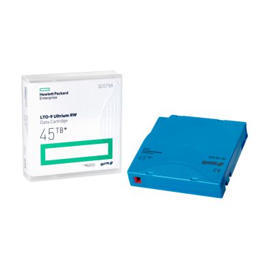 Hewlett Packard Enterprise HPE LTO-9 Ultrium 45TB RW 20 Data Cartridges Library Pack without Cases