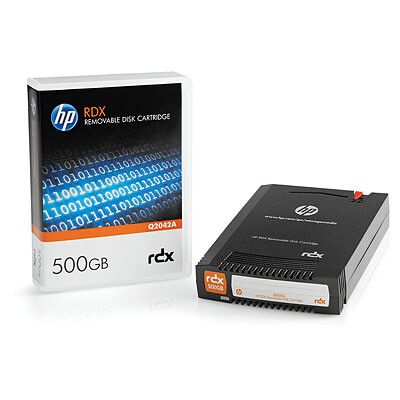 Hewlett Packard Enterprise HPE RDX 500GB removable disk cartridge