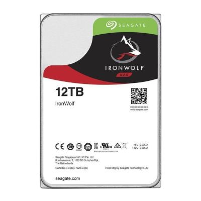 Seagate NAS HDD IronWolf disque dur 12 To 7200 tr/min 256 Mo 3.5" Série ATA III