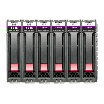 Hewlett Packard Enterprise HPE MSA 7.2TB SAS 10K SFF 6pk HDD Bdl