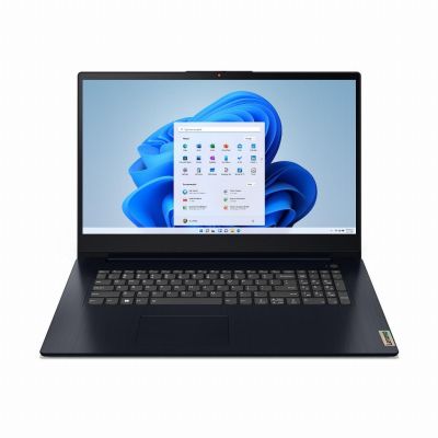 Lenovo IdeaPad 3 Intel® Core™ i5 i5-1235U Ordinateur portable 43,9 cm (17.3") Full HD 8 Go DDR4-SDRAM 512 Go SSD Wi-Fi 6 (802.11ax) Windows 11 Home Bleu