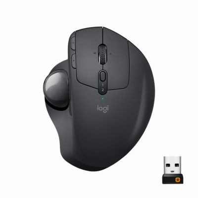 Logitech MX Ergo souris Droitier RF sans fil + Bluetooth Trackball 440 DPI