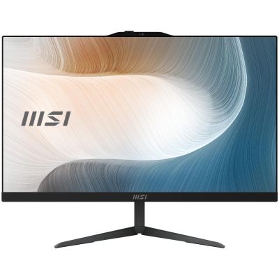 MSI Modern AM242 1M-1219EU PC tout en un/station de travail Intel Core 5 120U 60,5 cm (23.8") 1920 x 1080 pixels PC All-in-One 8 Go DDR5-SDRAM 512 Go SSD Windows 11 Pro Wi-Fi 6E (802.11ax) Noir