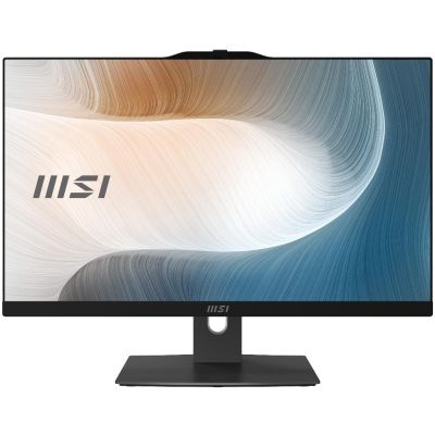 MSI Modern AM242P 1M-1225EU PC tout en un/station de travail Intel Core 3 100U 60,5 cm (23.8") 1920 x 1080 pixels PC All-in-One 8 Go DDR5-SDRAM 256 Go SSD Windows 11 Pro Wi-Fi 6E (802.11ax) Noir