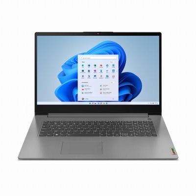 Lenovo IdeaPad 3 17IAU7 Intel® Core™ i5 i5-1235U Ordinateur portable 43,9 cm (17.3") Full HD 8 Go DDR4-SDRAM 512 Go SSD Wi-Fi 6 (802.11ax) Windows 11 Home Gris