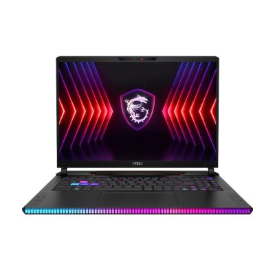 MSI Gaming Raider GE68 HX 14VHG-418BE Intel® Core™ i9 i9-14900HX Ordinateur portable 40,6 cm (16") UHD+ 32 Go DDR5-SDRAM 2 To SSD NVIDIA GeForce RTX 4080 Wi-Fi 7 (802.11be) Windows 11 Pro Noir