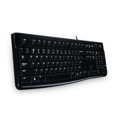 Logitech K120 Corded Keyboard clavier USB QWERTY Estonien Noir