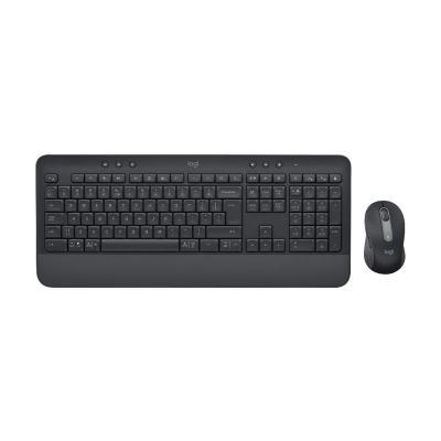 Logitech Signature MK650 Combo For Business clavier Souris incluse Bureau Bluetooth QWERTZ Tchèque, Slovaque Graphite