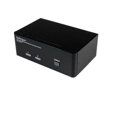 StarTech.com Commutateur KVM 2 Ports DisplayPort, USB et Audio - Switch KVM - 2560x1600
