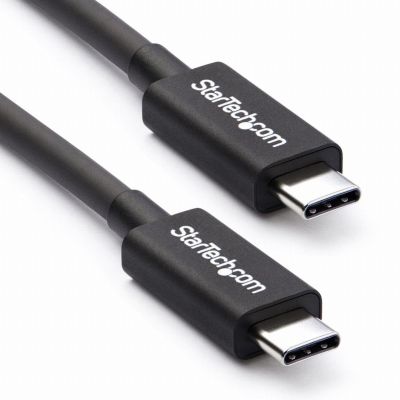 StarTech.com Câble Thunderbolt 3 (40 Gb/s) USB-C de 50 cm - Compatible Thunderbolt, USB et DisplayPort - M/M