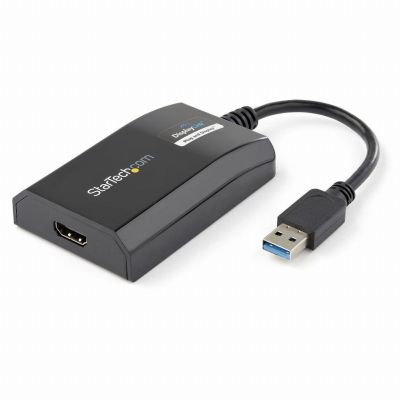 StarTech.com Carte Graphique Externe USB 3.0 vers HDMI - Adaptateur Graphique Vidéo Double Écran/Multi-Écrans Externe USB 3.0 vers HDMI pour Mac et PC – Certifié DisplayLink – HD 1080p