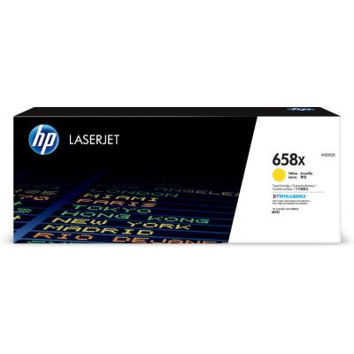 HP Toner jaune LaserJet 658X authentique grande capacité