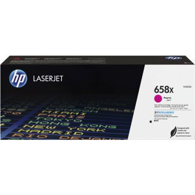 HP Toner magenta LaserJet 658X authentique grande capacité