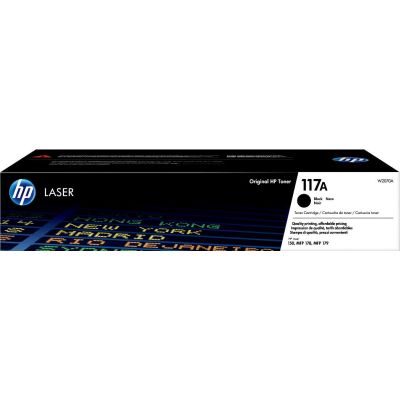 HP Cartouche de toner laser authentique 117A, noir