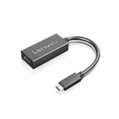 Lenovo 4X90M42956 câble vidéo et adaptateur VGA (D-Sub) USB Type-C Noir