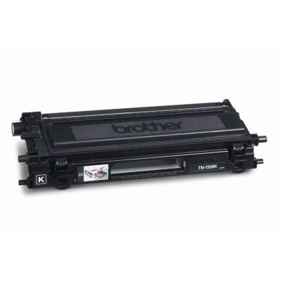 Brother TN-135BK - Cartouche de toner originale à haut rendement – Noir