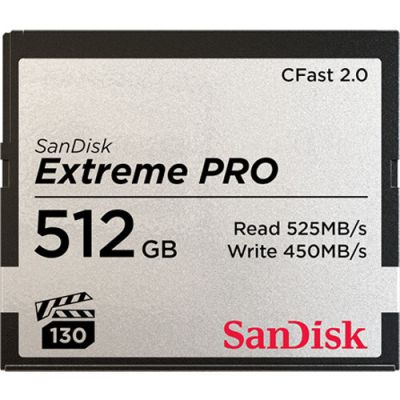 Sandisk Extreme Pro CFAST 2.0 512GB 525MB/s VPG1