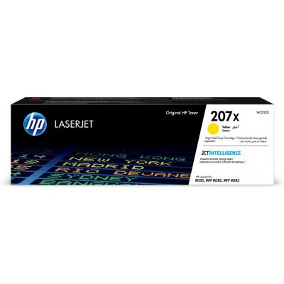 HP Toner jaune LaserJet 207X authentique grande capacité