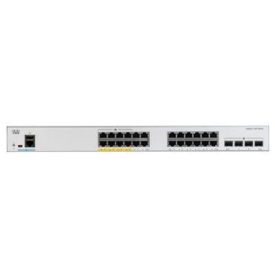 Cisco Catalyst C1000-24FP-4G-L commutateur réseau Géré L2 Gigabit Ethernet (10/100/1000) Connexion Ethernet, supportant l'alimentation via ce port (PoE) Gris