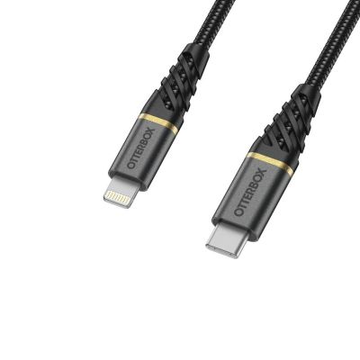 OtterBox Premium Cable USB C-Lightning 2M Black