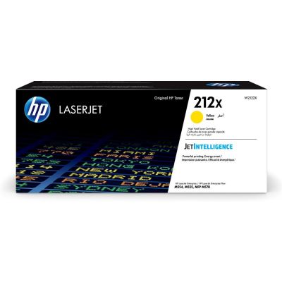 HP Toner LaserJet jaune grande capacité authentique 212X