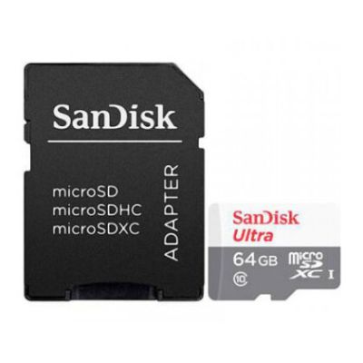 Sandisk 64GB Ultra microSDXC+SD Adapter