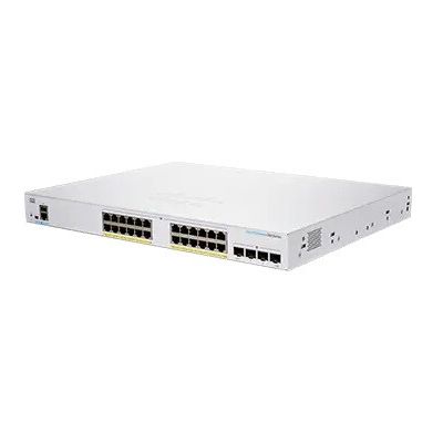 Cisco CBS250-24FP-4G-EU commutateur réseau Géré L2/L3 Gigabit Ethernet (10/100/1000) Argent