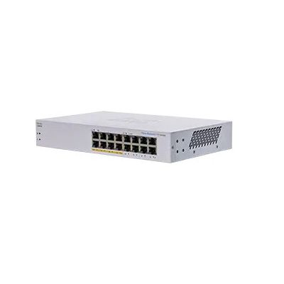 Cisco CBS110 Non-géré L2 Gigabit Ethernet (10/100/1000) Connexion Ethernet, supportant l'alimentation via ce port (PoE) 1U Gris