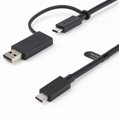 StarTech.com USBCCADP câble USB USB 3.2 Gen 2 (3.1 Gen 2) 1 m USB C Noir