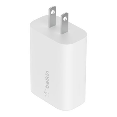 Belkin WCA004VF1MWH-B6 chargeur d'appareils mobiles Téléphone portable Blanc USB Charge rapide Intérieure