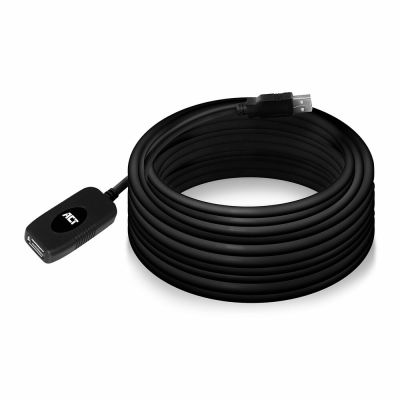 ACT AC6010 câble USB 10 m USB 2.0 USB A Noir