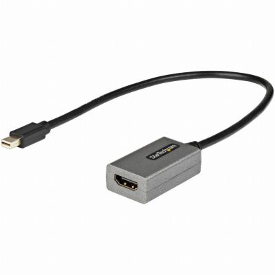 StarTech.com Adaptateur Mini DisplayPort vers HDMI - Dongle mDP vers HDMI - 1080p - mDP 1.2 vers Écran/Affichage HDMI - Convertisseur Vidéo - Câble Attaché de 30,4cm - Version Améliorée de MDP2HDMI