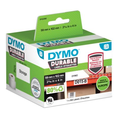 DYMO LW Ribbon White Plastic 59x102mm roll301