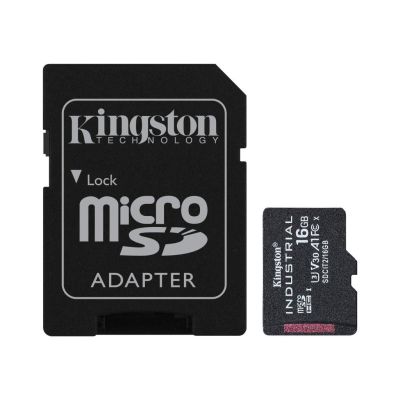 Kingston Technology 16GB microSDHC Industrial Card+SDAdapter