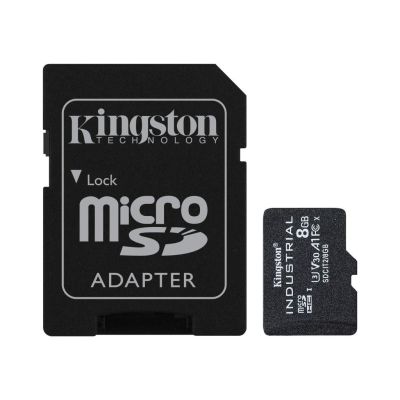 Kingston Technology 8GB microSDHC Industrial Card+SDAdapter