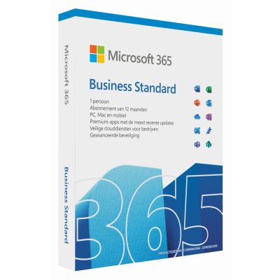 Microsoft 365 Business Standard 1 licence(s) Abonnement Néerlandais 1 année(s)