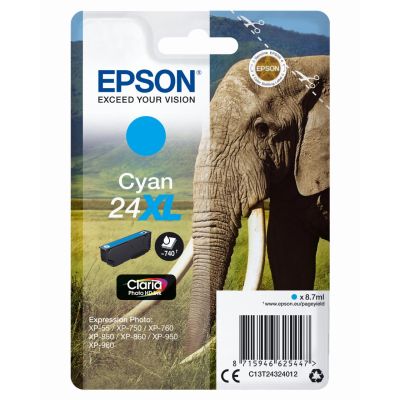 Epson Elephant Cartouche "Eléphant" - Encre Claria Photo HD C (XL)