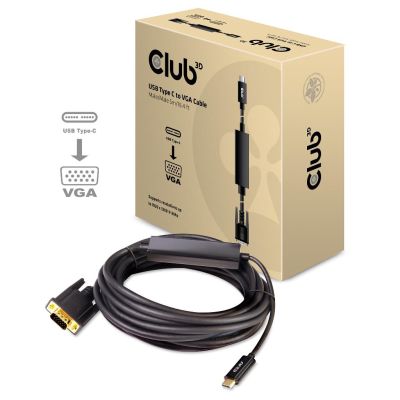 CLUB3D cac-1512 usb C VGA Noir