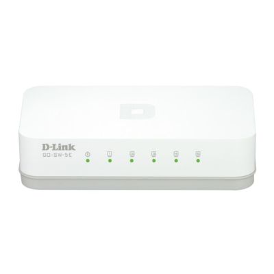 D-Link GO-SW-5E/E commutateur réseau Non-géré Fast Ethernet (10/100) Blanc