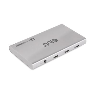 CLUB3D CSV-1580 station d'accueil Thunderbolt 4 Argent