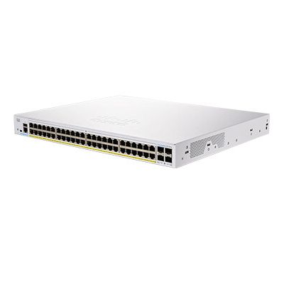 Cisco CBS350-48FP-4G-EU commutateur réseau Géré L2/L3 Gigabit Ethernet (10/100/1000) Argent