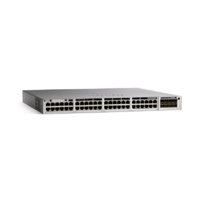 Cisco Catalyst C9300-48UXM-A commutateur réseau Géré L2/L3 10G Ethernet (100/1000/10000) Connexion Ethernet, supportant l'alimentation via ce port (PoE) 1U Gris